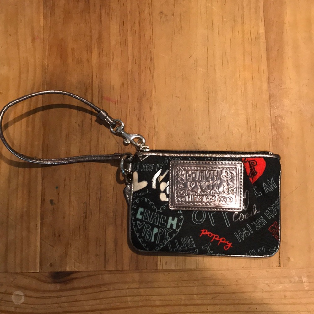 Coach Poppy Wristlet